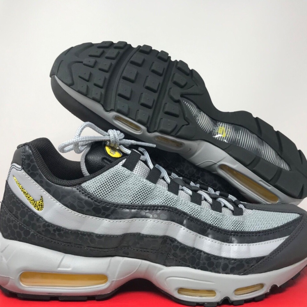 Nike Air Max 95 SE Reflective Mens Off Noir Amarillo Size 10.5 Grey BQ6523-001